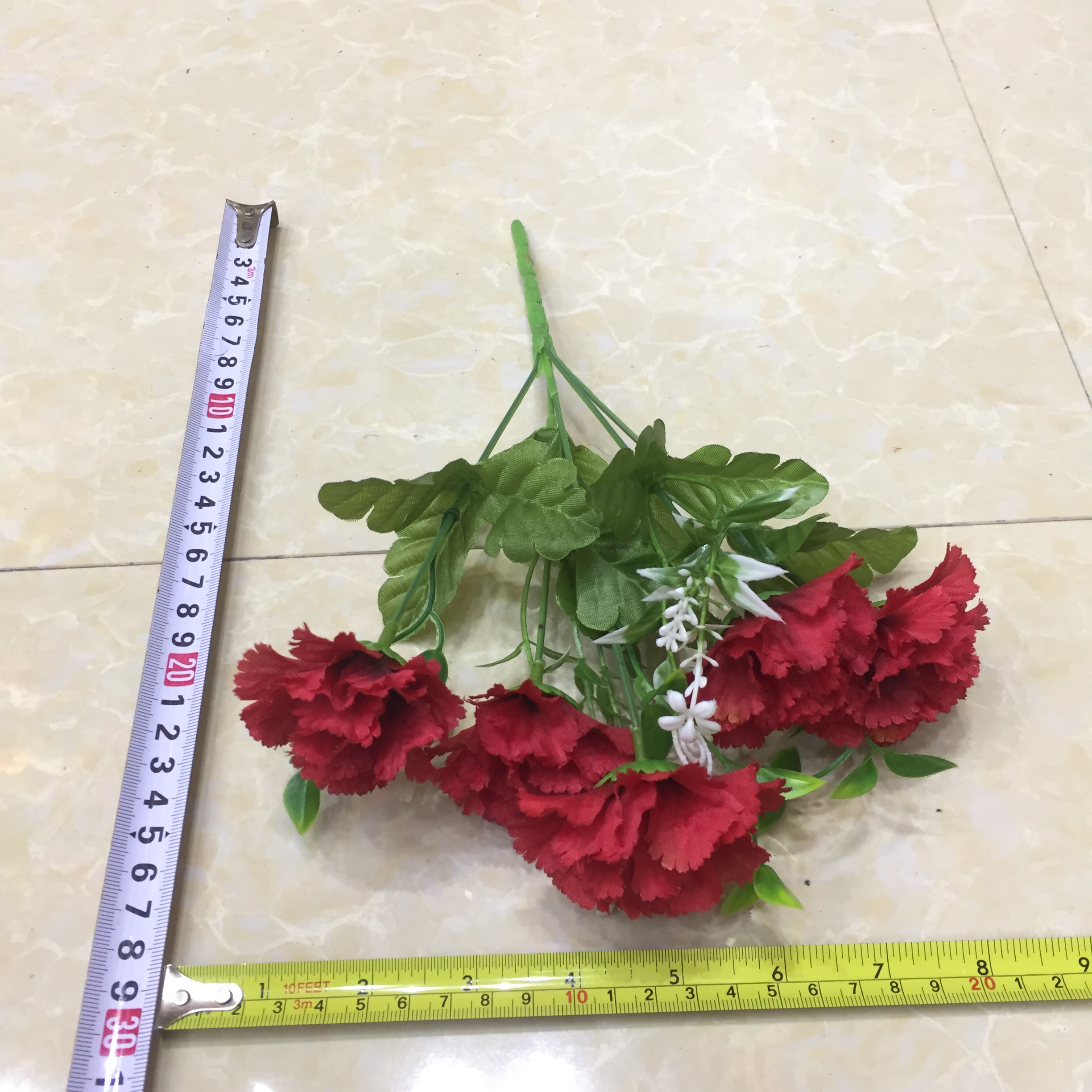 Five-pronged large lilac artificial flower Application Scenario