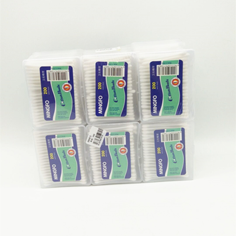Sunshine Department Store 206 Plastic Creative Cotton Swabs, Household double-headed cotton swabs, ear cleaning and cosmetic cotton swabs