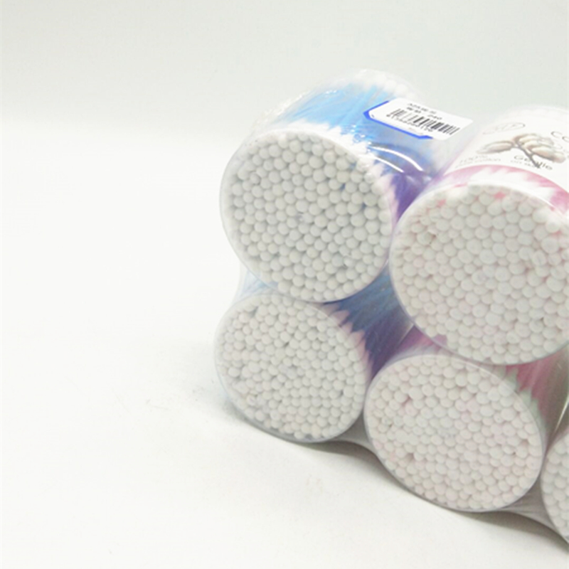 Sunshine Department Store 025 Plastic Creative Round Cotton swabs, household double-headed cotton swabs, ear cleaning and cosmetic cotton swabs Application Scenario