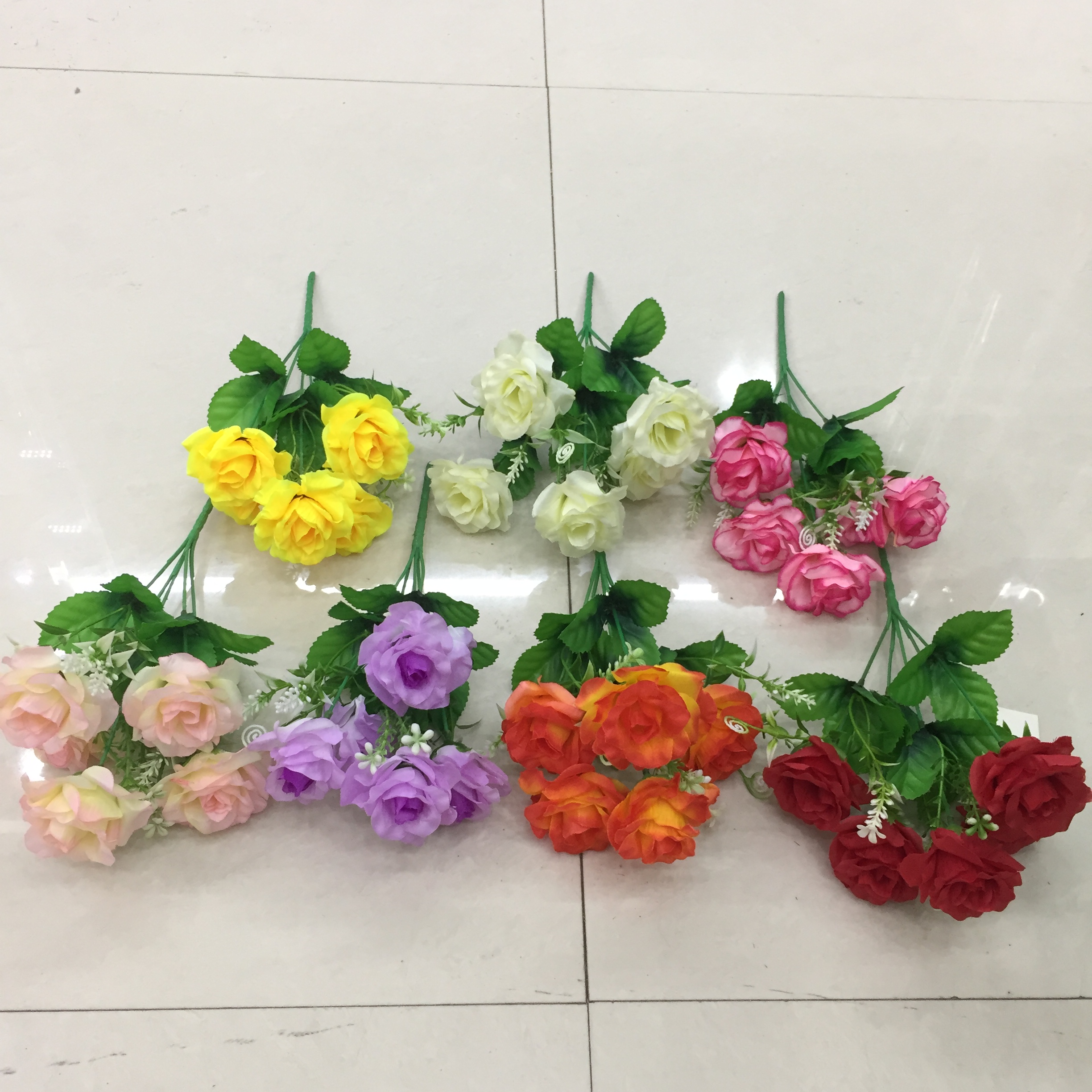 5-forked orchid and rose artificial flower Application Scenario