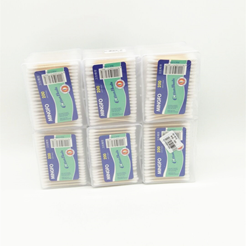 Sunshine Department Store 605 Plastic Creative square cotton swabs, household double-headed cotton swabs, ear cleaning and cosmetic cotton swabs