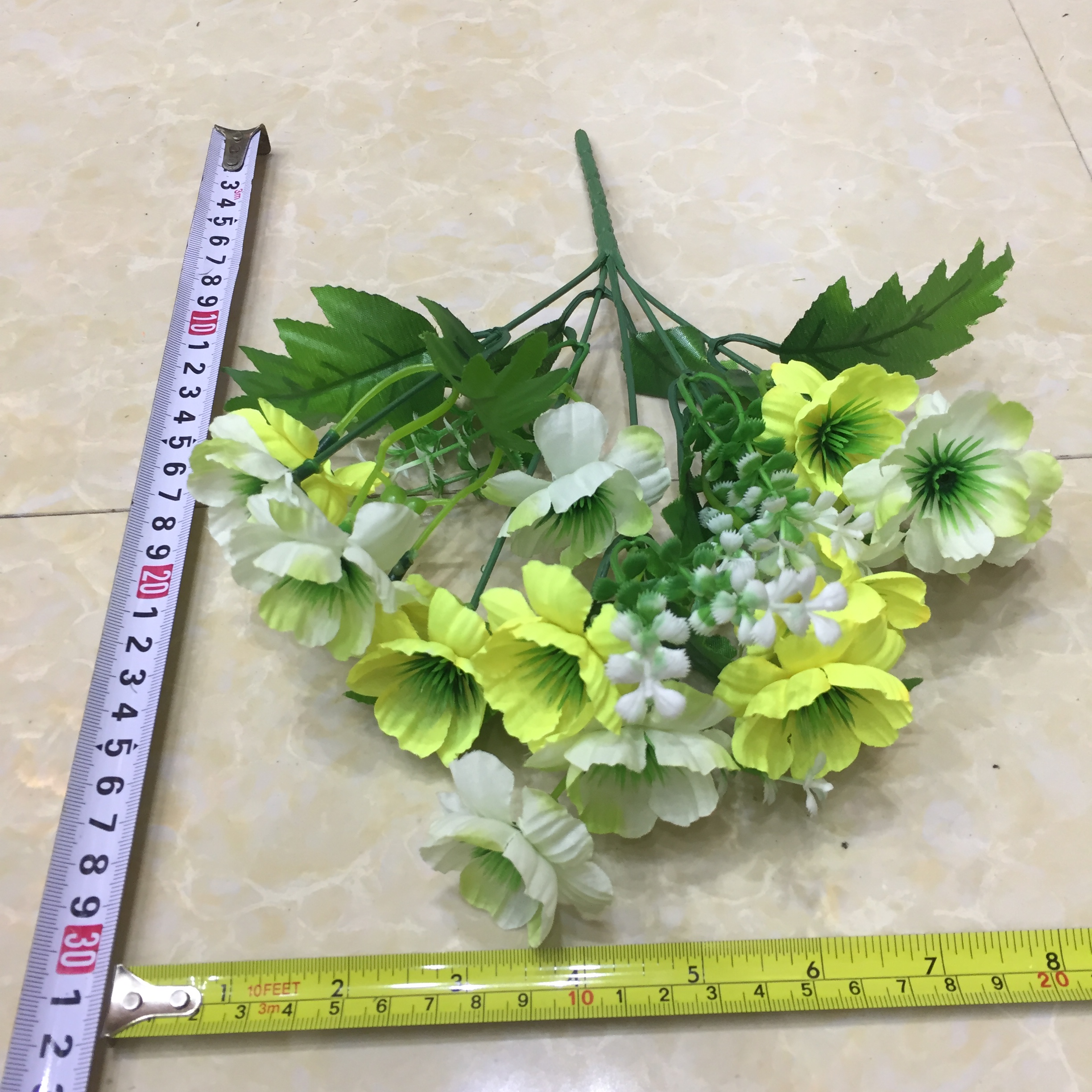 Five-pronged plum blossom artificial flower Application Scenario
