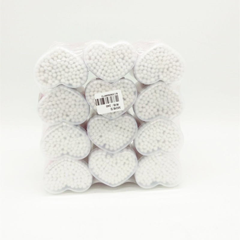 Sunshine Department Store 502 Plastic Creative heart-shaped cotton swabs, household double-headed cotton swabs, ear cleaning and cosmetic cotton swabs