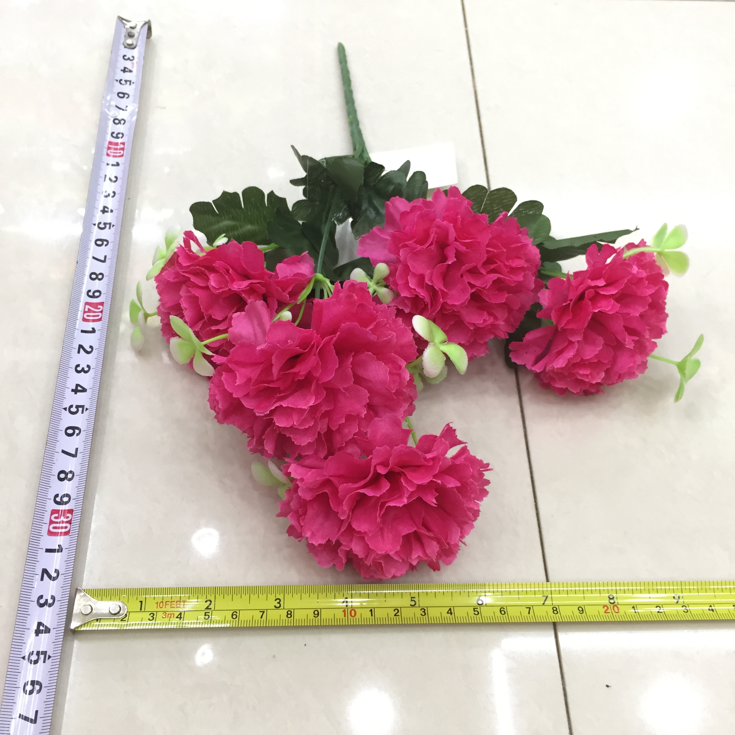 The five-pronged lilac artificial flower is a man-made flower Application Scenario