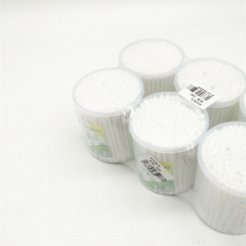 Sunshine Department Store 815 Plastic round cotton swabs, household double-headed cotton swabs, ear cleaning and cosmetic cotton swabs Application Scenario