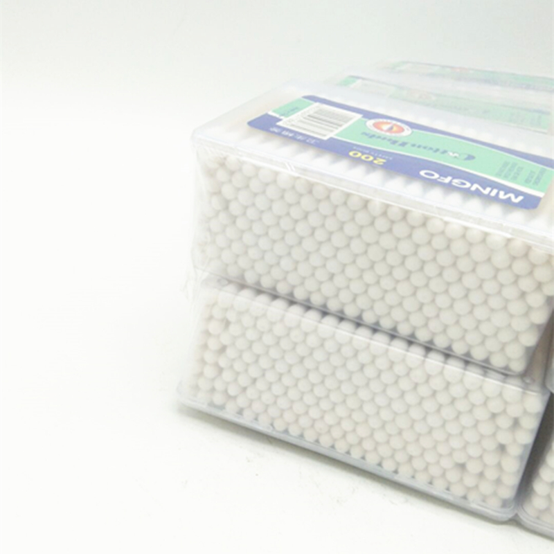 Sunshine Department Store 605 Plastic Creative square cotton swabs, household double-headed cotton swabs, ear cleaning and cosmetic cotton swabs Application Scenario