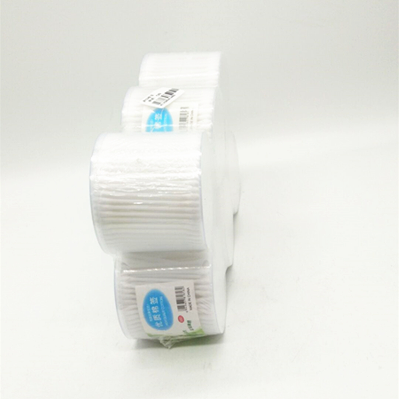 Sunshine Department Store plastic round cotton swabs, household double-headed cotton swabs, ear cleaning and cosmetic cotton swabs Specification image
