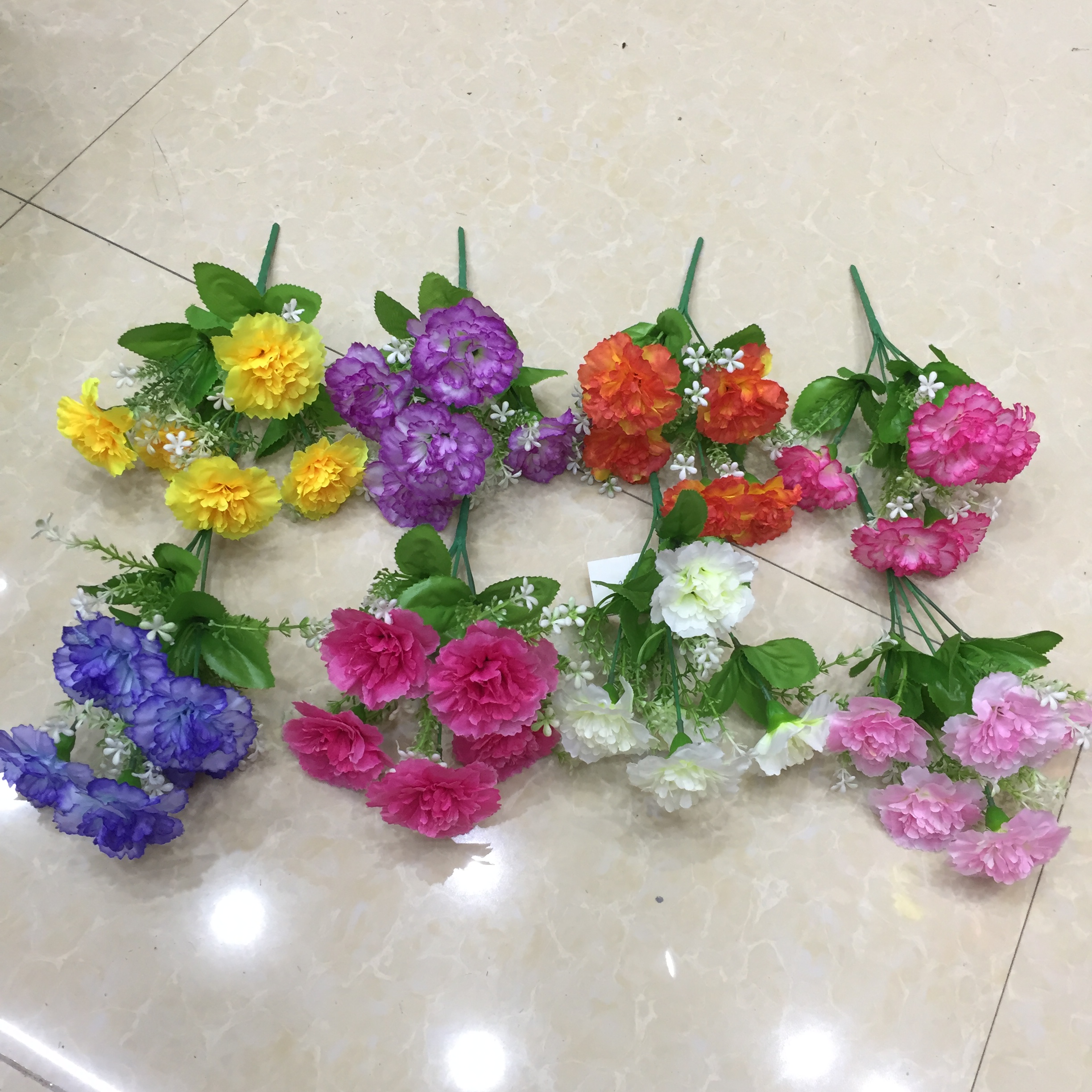 5-pronged hibiscus flower artificial flower details Picture