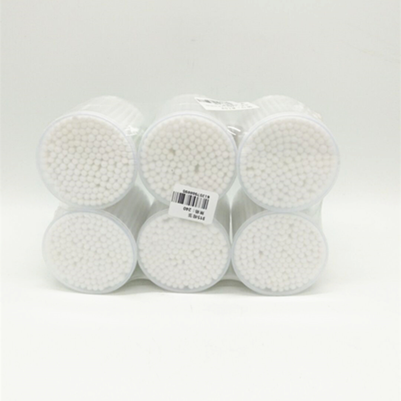 Sunshine Department Store 815 Plastic round cotton swabs, household double-headed cotton swabs, ear cleaning and cosmetic cotton swabs