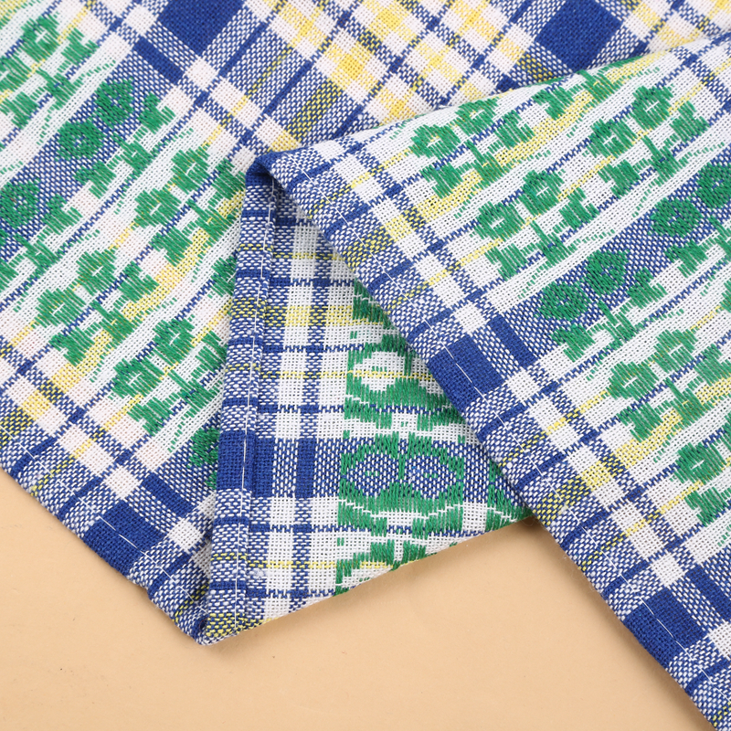 Pure cotton gauze towels, handkerchiefs, simple checkered small square towels, couple hand towels Specification image