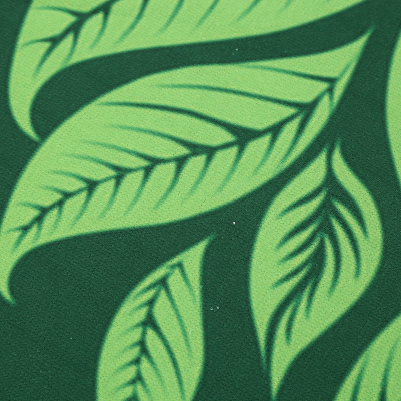 Green leaf creative beach towel, ultra-light swimming sun protection towel, round beach mat details Picture