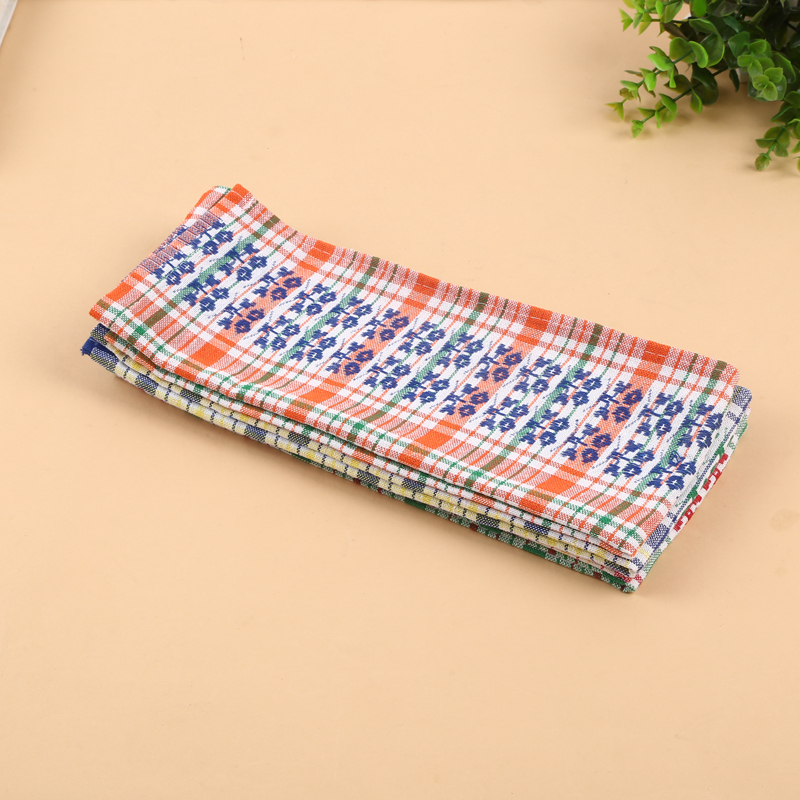 Pure cotton gauze towels, handkerchiefs, simple checkered small square towels, couple hand towels
