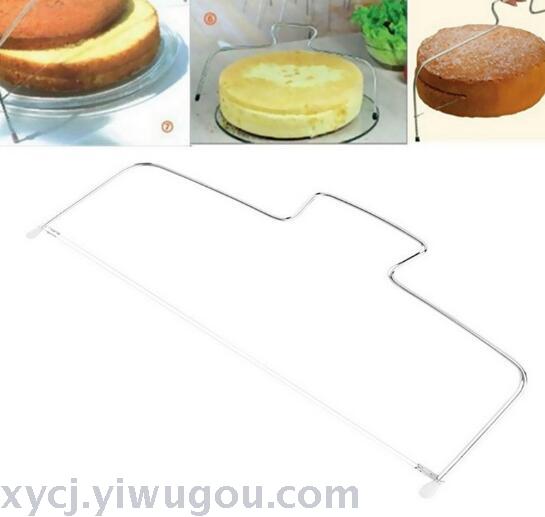 Cake slicing and layering device/Stainless steel + steel wire slicer/Cake cutter/Mousse cake Specification image