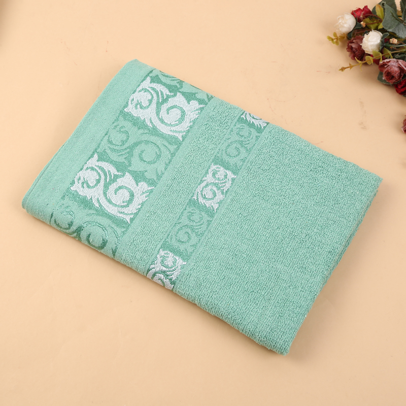 High-end soft, thickened lace-trimmed plain pure cotton untwisted face towel details Picture