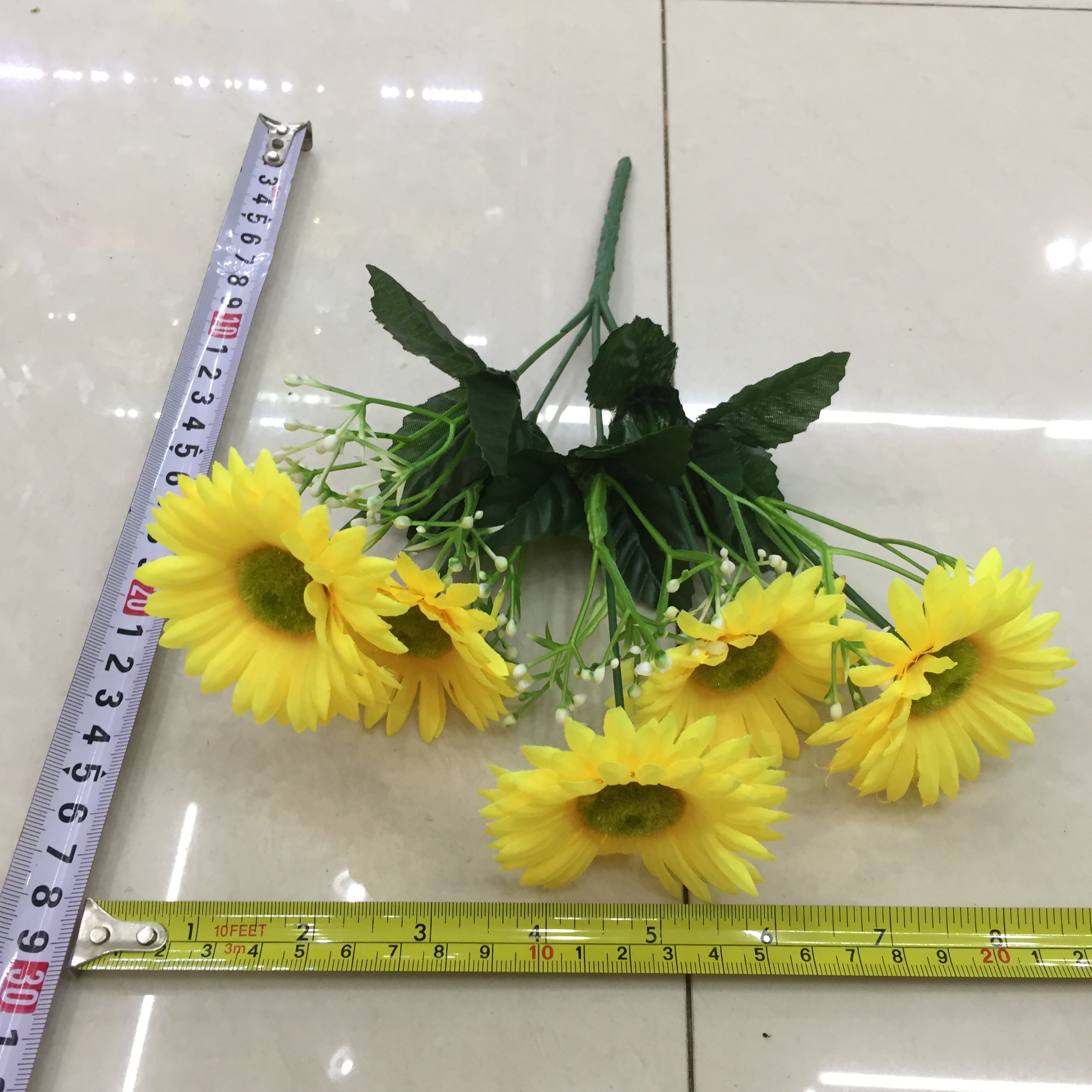 Five-pronged chrysanthemum artificial flower details Picture