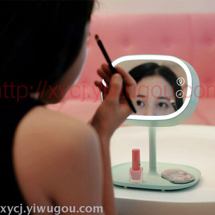 New makeup mirror table light makeup mirror round love makeup mirror necessary for girls