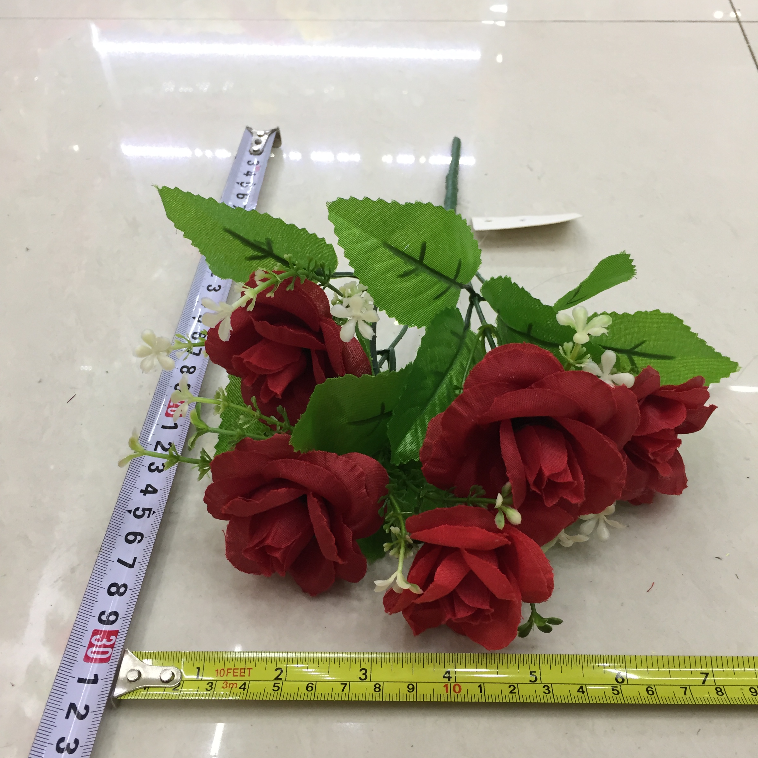 Five-pronged water rose artificial flower details Picture