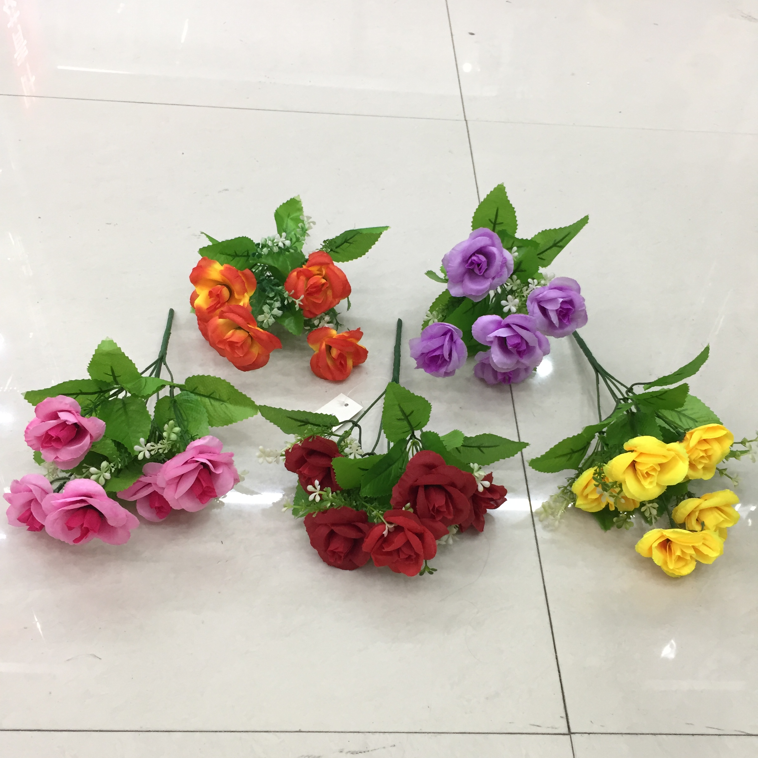 Five-pronged water rose artificial flower Application Scenario