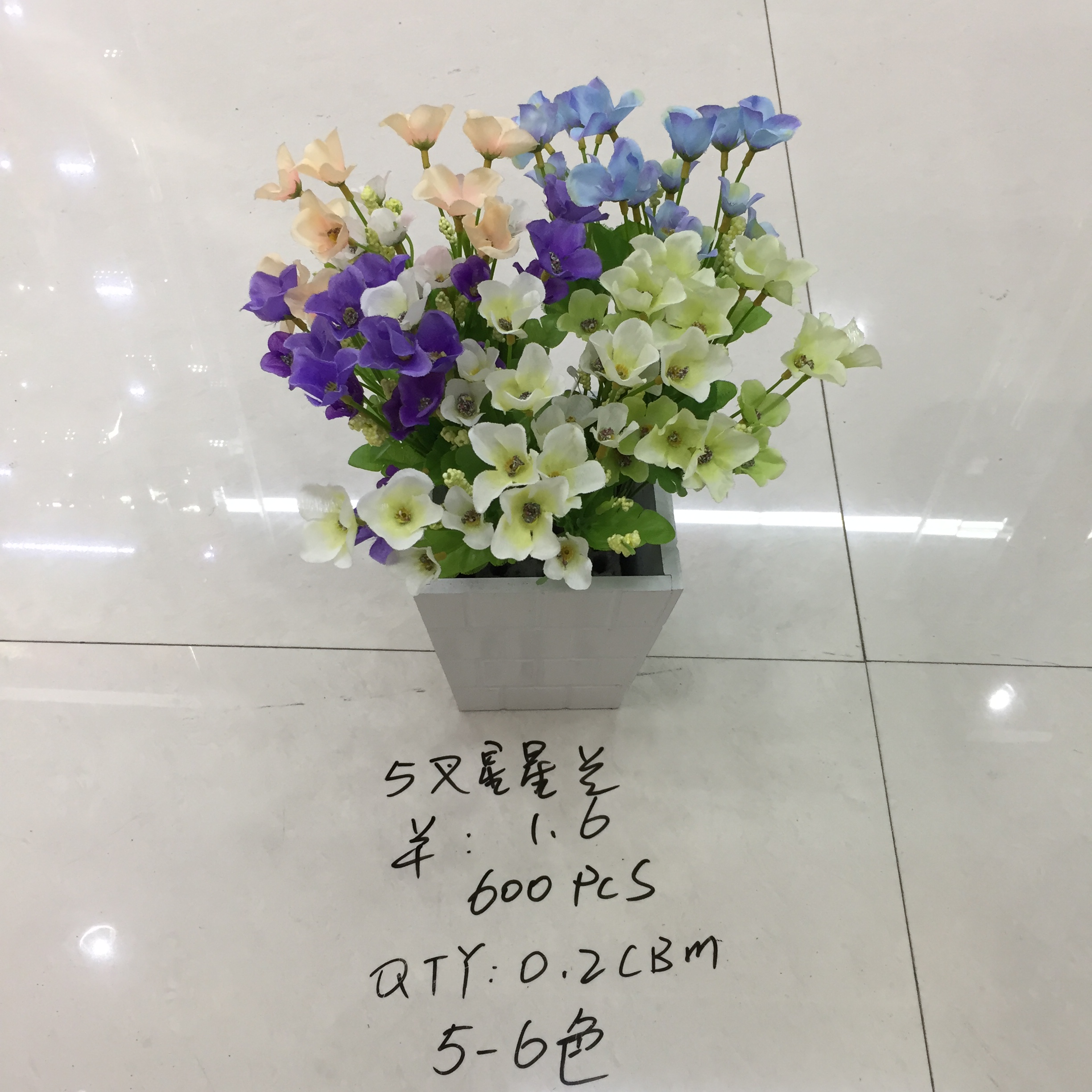 Five-pointed star orchid artificial flower