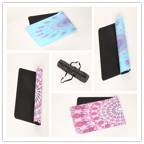 Yoga mat, fitness mat, sports mat, beginner's anti-slip printed odorless mat details Picture