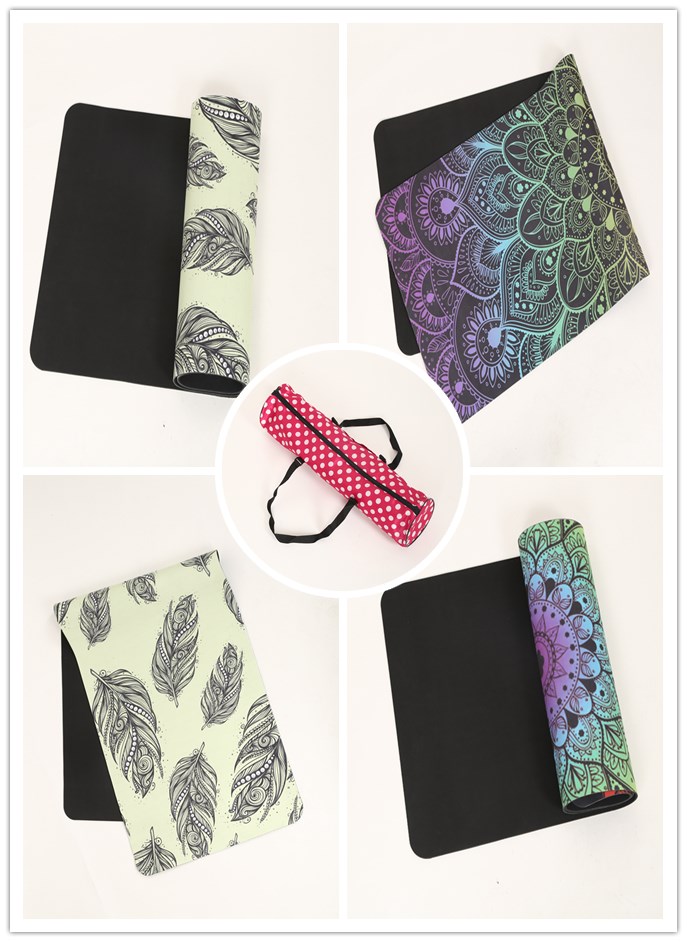 Yoga mat, fitness mat, sports mat, beginner's anti-slip printed odorless mat Specification image