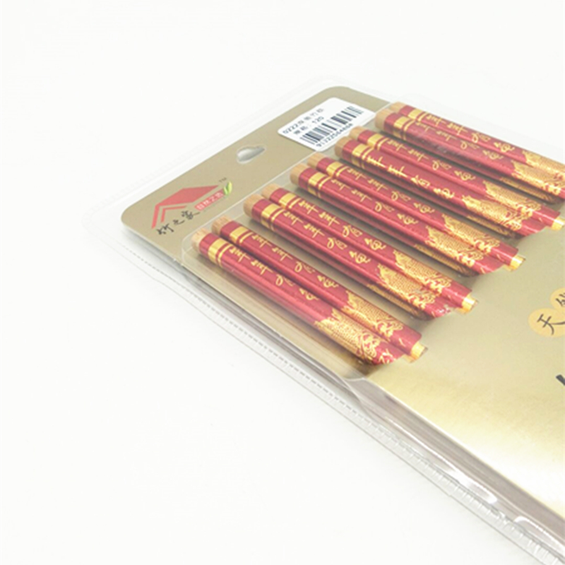 Sunshine Department Store 0222 Ten-pair mixed bamboo chopsticks for household use, high-quality, unpainted and waxed, eco-friendly bamboo chopsticks Specification image