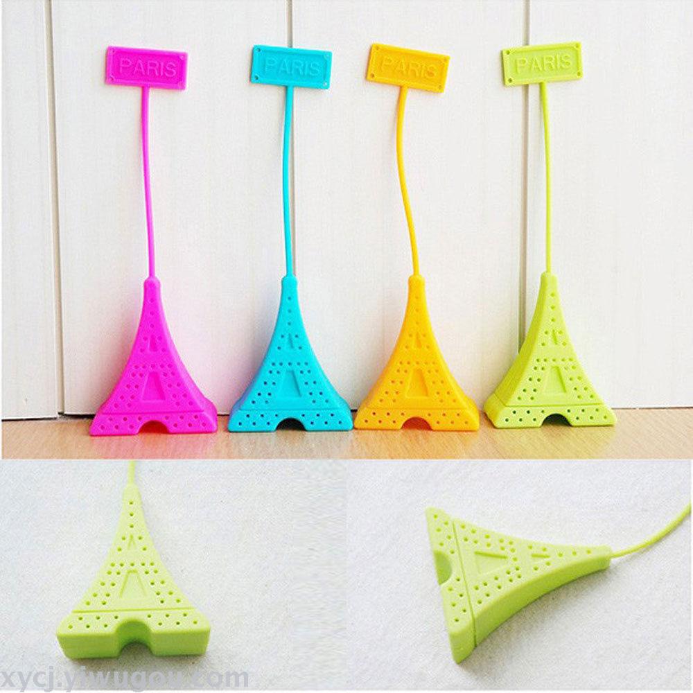 New Eiffel Tower silicone tea maker and tea bag details Picture