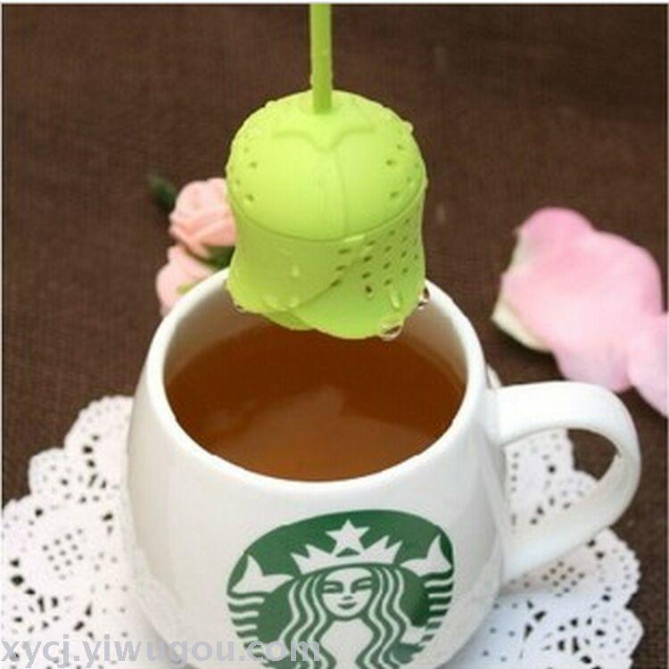 Rose-scented silicone tea brewer, seasoning packet, Wei Bao tea balls details Picture