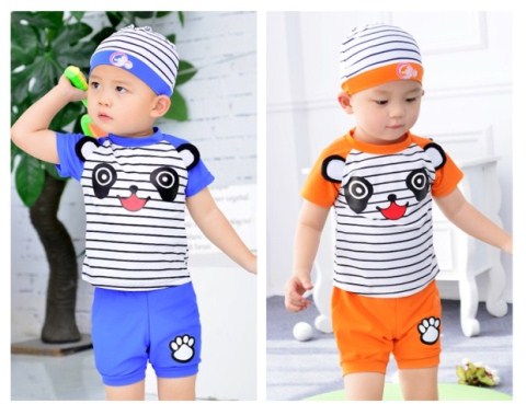 Baby swimsuit Male baby split swimsuit children boy girl baby 0-3 years old children boy South Korea