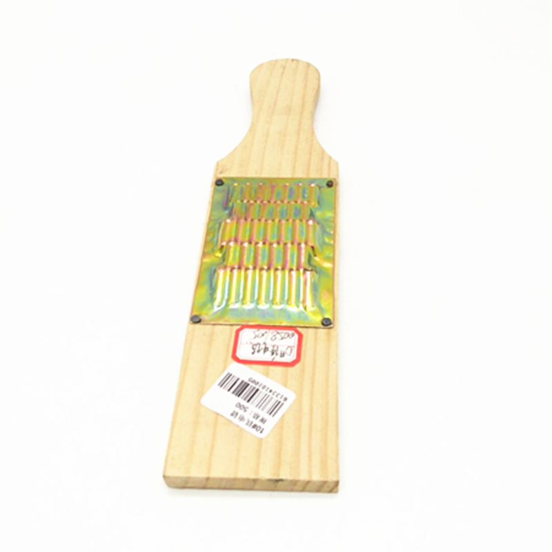 Sunshine Department Store stainless steel electroplated vegetable cutter, old-fashioned wooden grater, stainless steel grater knife