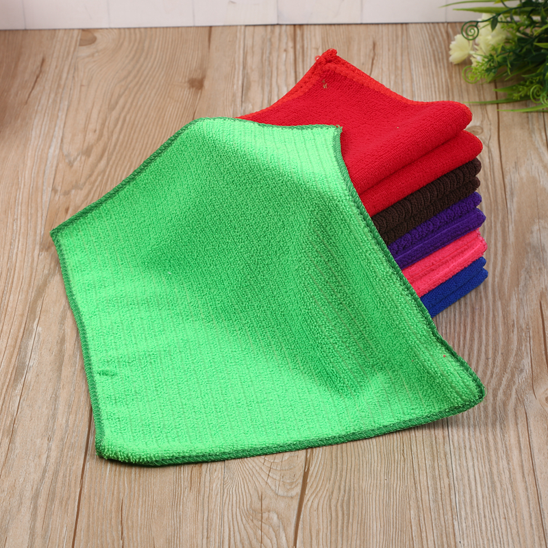 超细纤维儿童小方巾吸水柔软毛巾儿童小毛巾