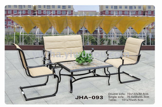 户外休闲用品，特斯林沙发，编藤沙发，仿藤家具jha-093