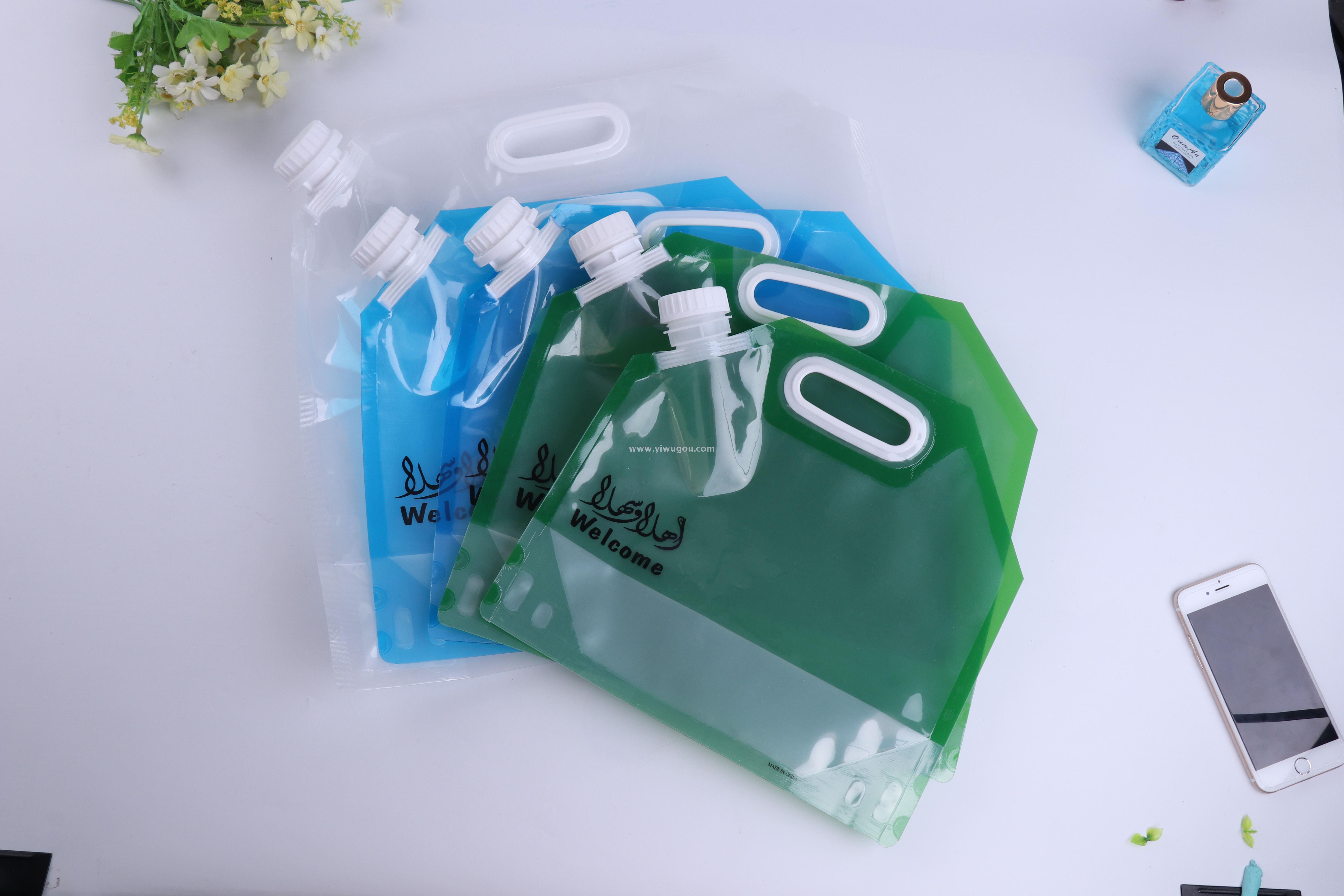 定做现货户外水袋饮料袋液体袋洗衣液袋3L 5L 10L
