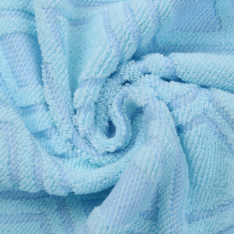 Diamond-shaped pure cotton household face towel, thickened plain jacquard absorbent face towel Specification image