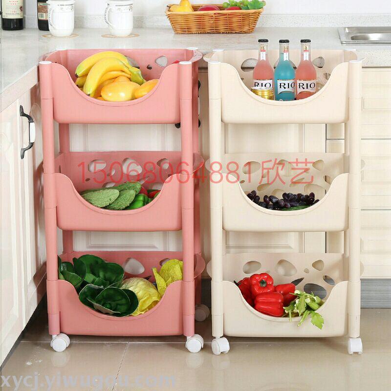 Folding basket, storage basket, storage rack, three or four layers Application Scenario