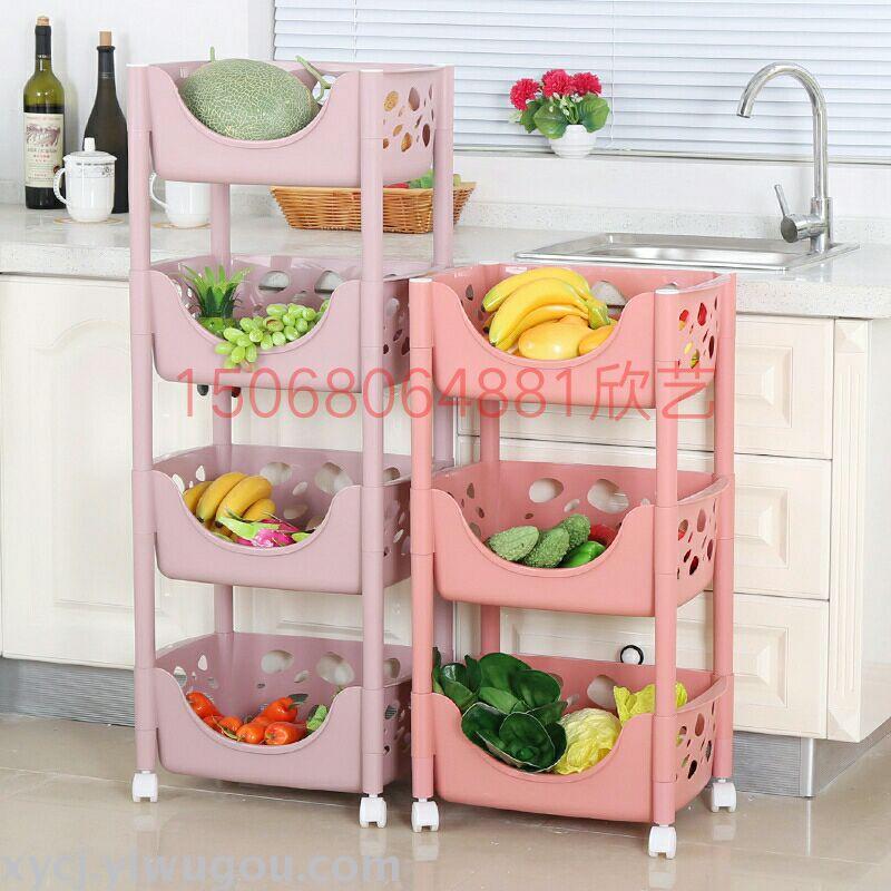 Folding basket, storage basket, storage rack, three or four layers Specification image