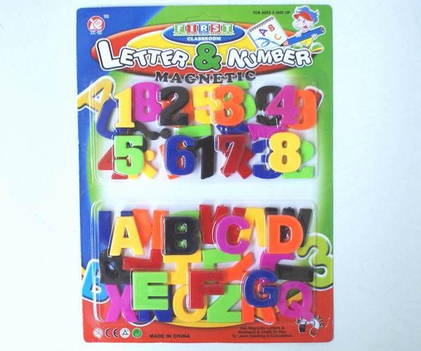 数字字母大小写字母冰箱贴 儿童玩具 双层冰箱贴细节图