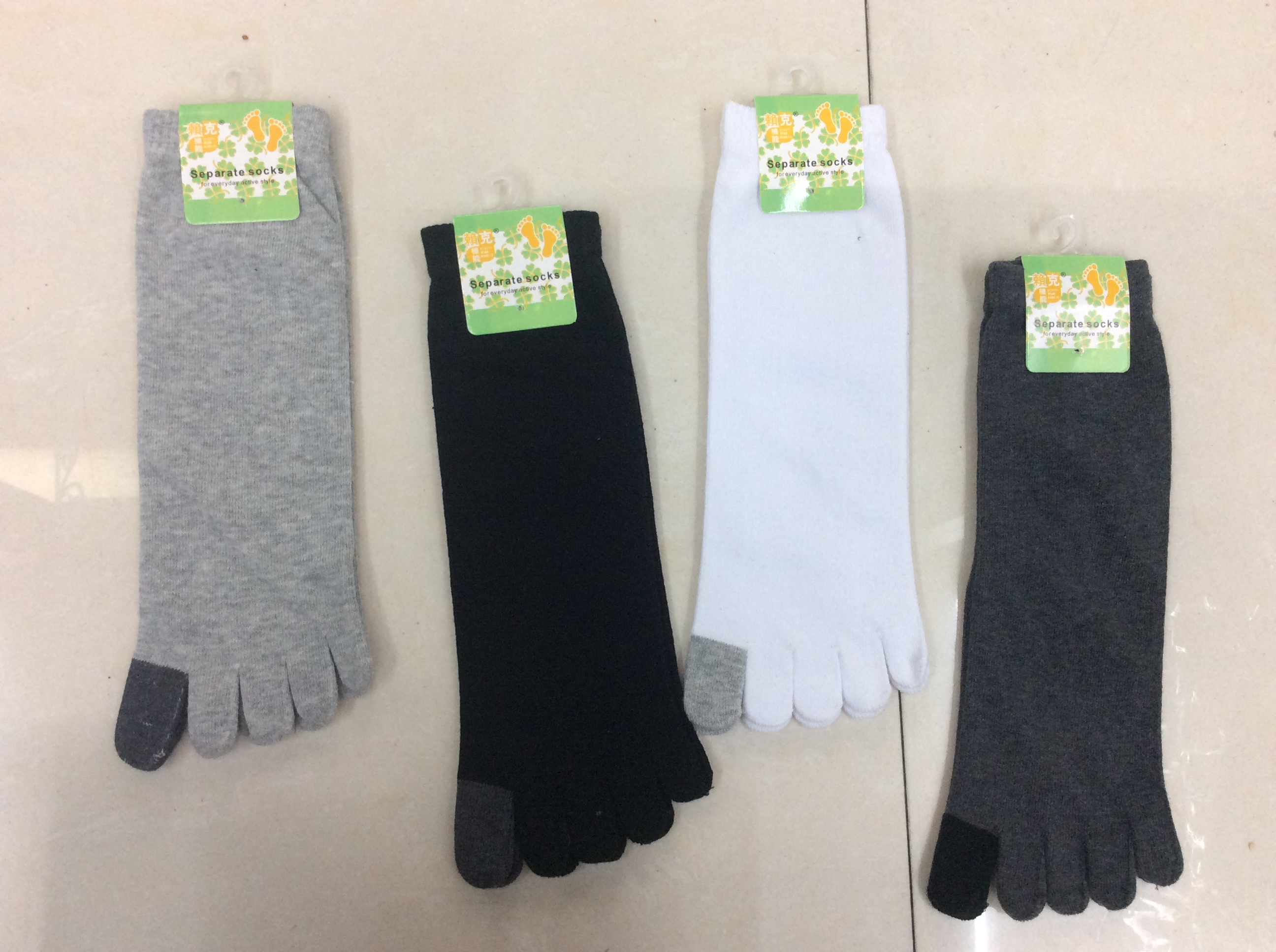 Five finger socks men's long tube five finger socks deodorant five finger socks