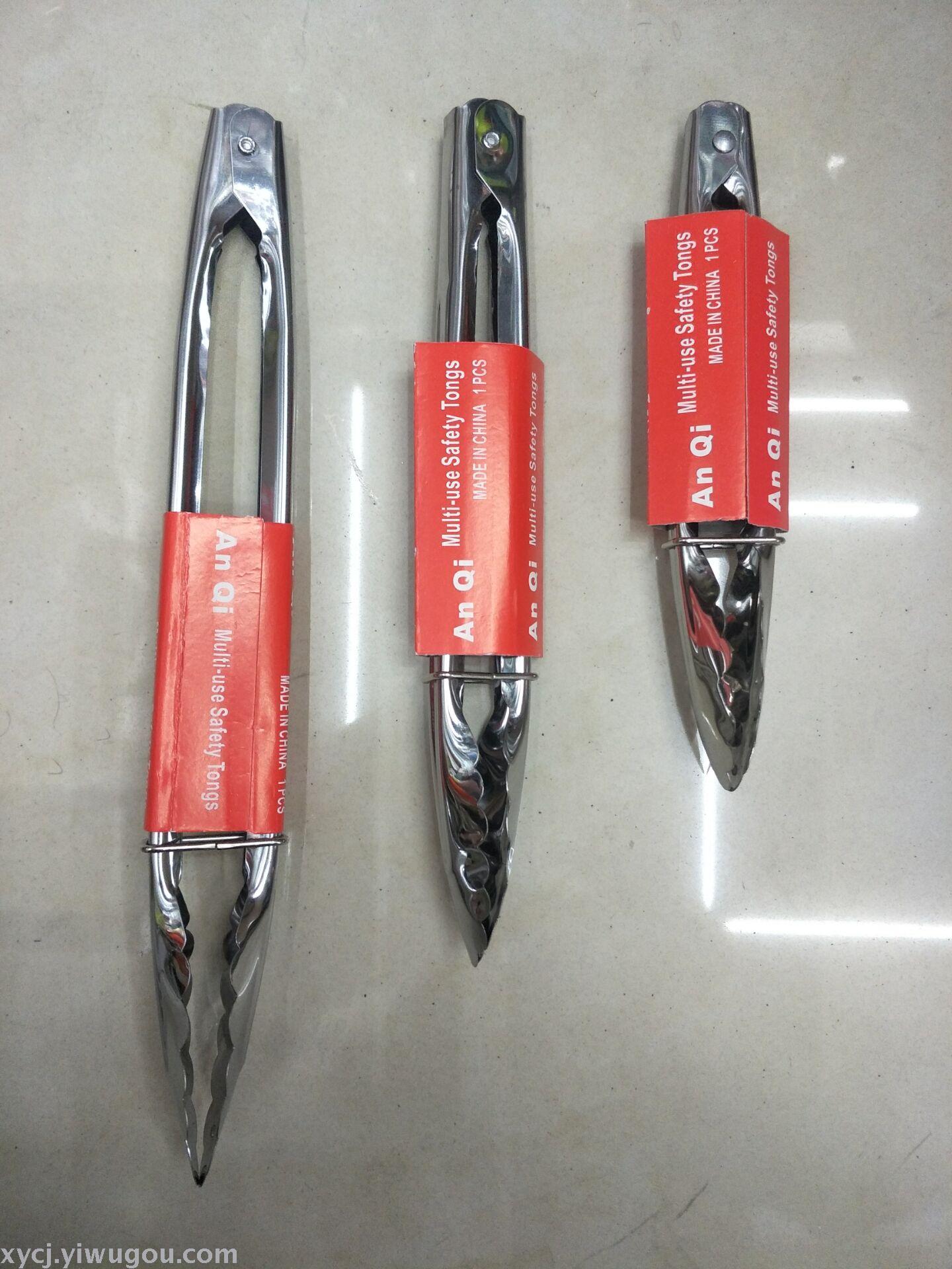 Stainless steel food tongs, 9 inches, 7 inches, 12 inches Specification image