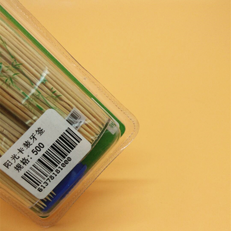 Sunshine Department Store Sunshine Card Pack: Two boxes of natural and eco-friendly bamboo toothpicks, household toothpicks, and table toothpicks Application Scenario