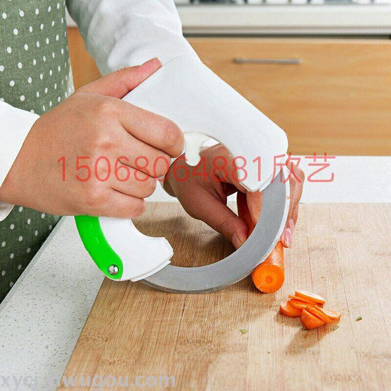 Round kitchen knives, roller knives, cutting knives, creative knives, kitchenware Specification image