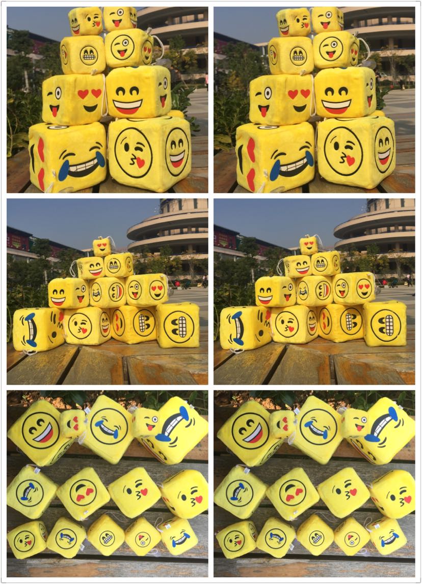 Plush toys, plush pendants, dice pendants, foreign trade gifts, expressions, dice suction cups full figure