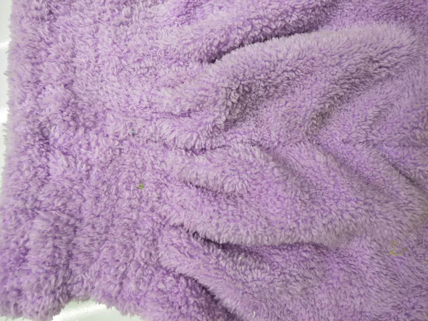Coral fleece thickened double-sided striped printed cloth, non-stick dishcloth, cleaning cloth details Picture