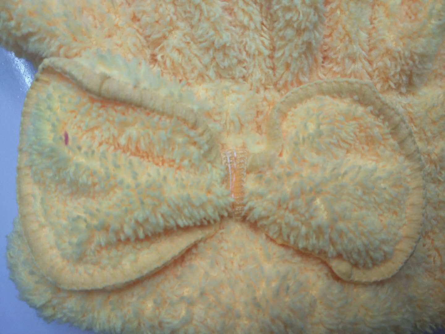 Coral fleece engrosado doble cara tiras de color paño impreso paño de lavado antiaceite paño de limpieza details Picture