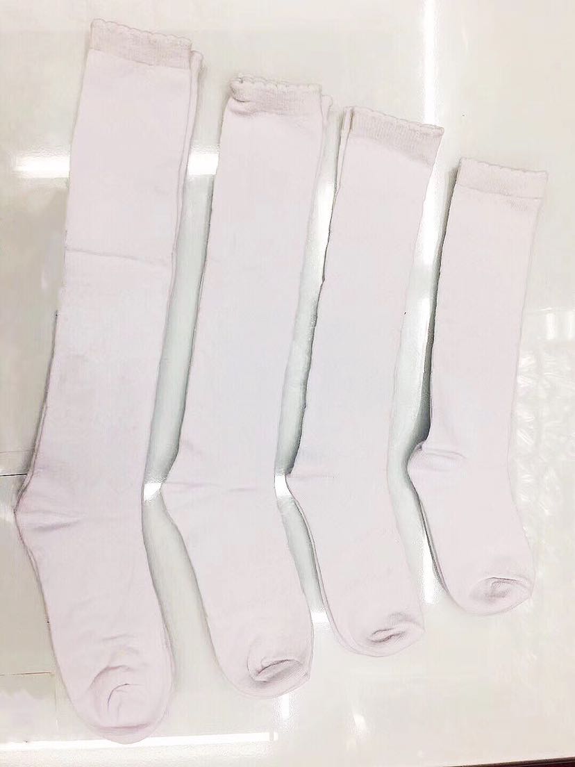 Ground stand box with cotton dark flower bleached children middle tube socks skirt socks over knee socks children socks high tube socks four yards
