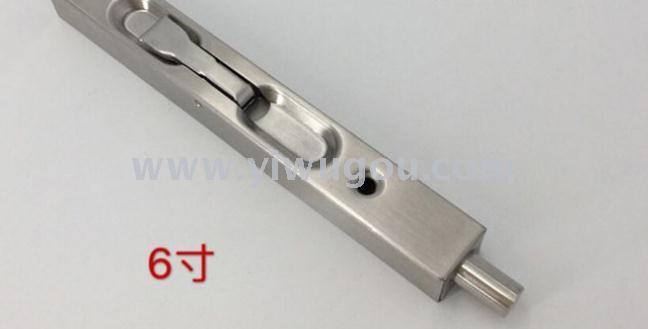 High-quality supply of stainless steel box-type concealed latch 6-inch stainless steel door and window latch box-type concealed latch details Picture