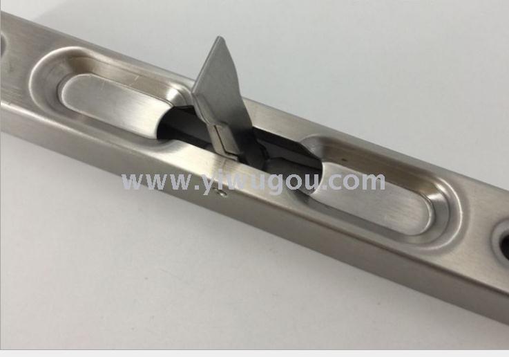 High-quality supply of stainless steel box-type concealed latch 6-inch stainless steel door and window latch box-type concealed latch Item Picture