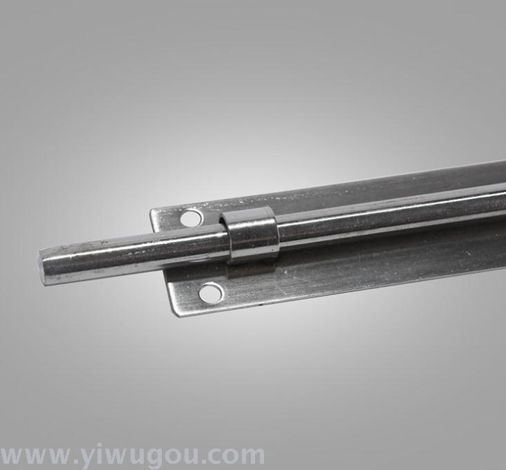 Supplying 8-inch stainless steel latch door bolts that are exposed, padlock, sandblasted and durable Application Scenario