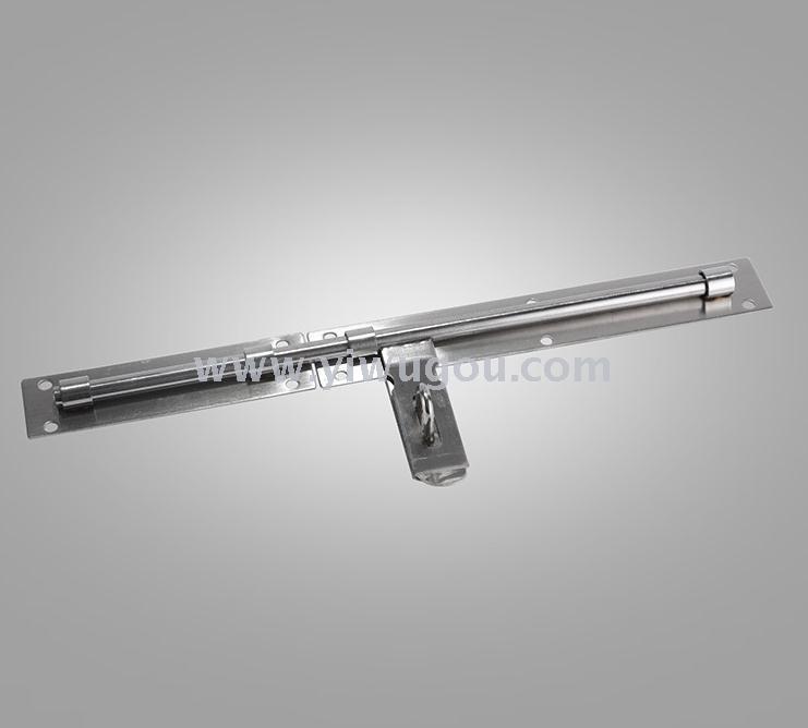 Supply padlock latch 16 "clear latch Stainless steel deadbolt anti-theft door latch F-type latch