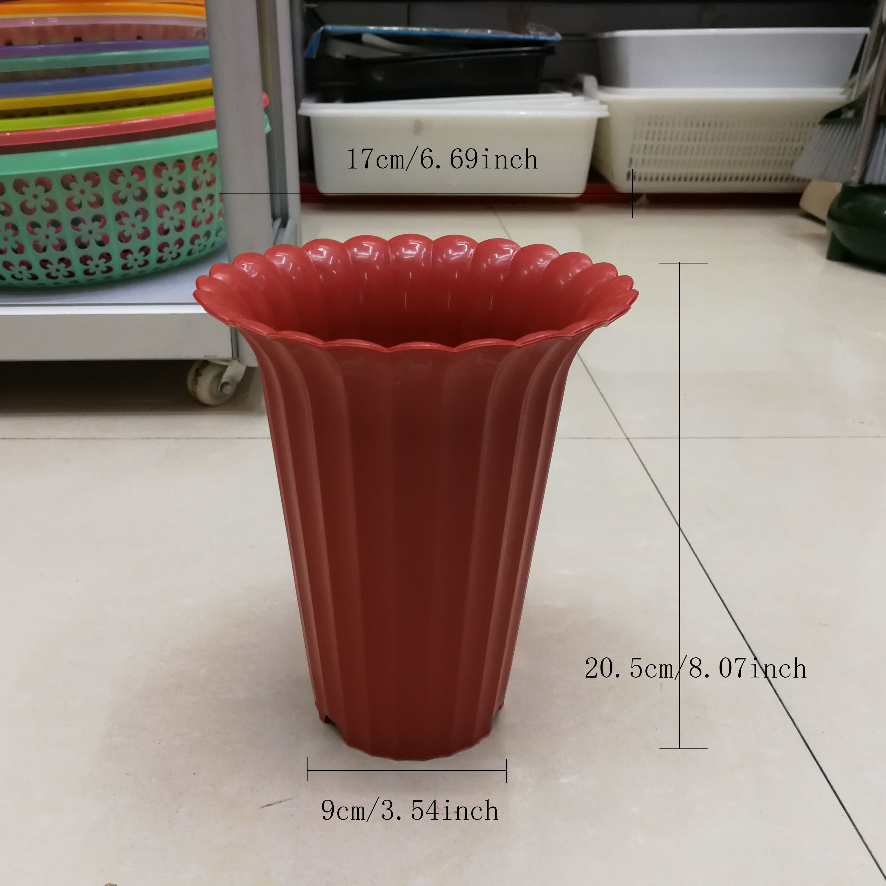 塑料花盆加厚园艺实用花盆简约花盆 XG101 3851B